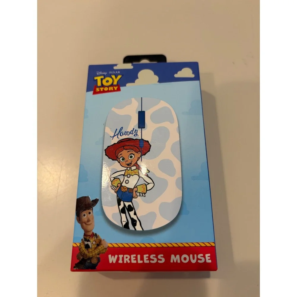 Disney Pixar Toy Story Jessie Wireless Mouse CultureFly Cow Print Howdy New